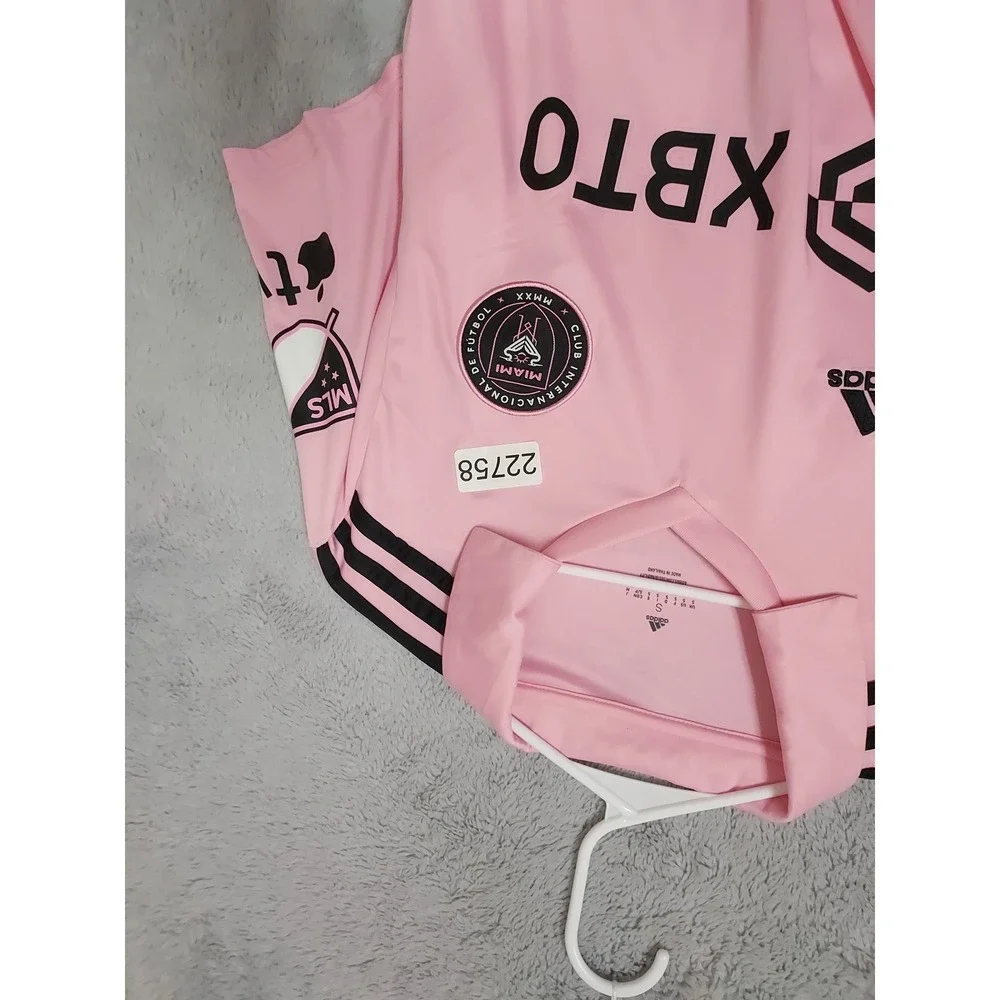 Lionel Messi Jersey Mens Small Adidas Inter Miami CF Soccer Jersey Pink MLS XBTO